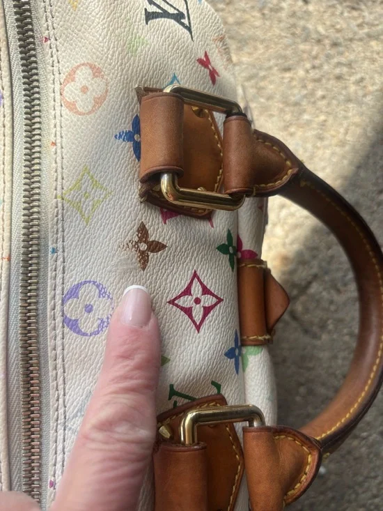 Louis Vuitton Multicolor Monogram Murakami Handbag Speedy 30 Vintage Bag - Picture 16 of 17